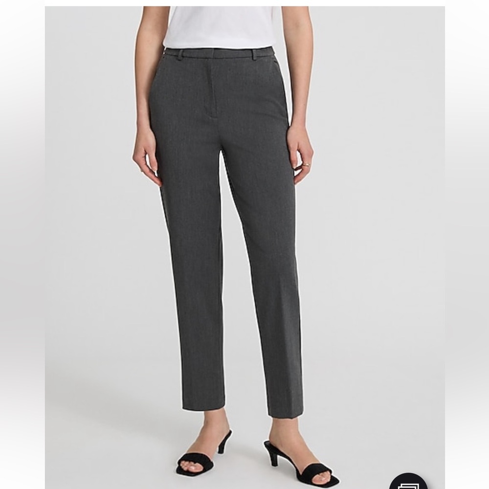 Express Editor Super High Waisted Straight Ankle Pant Size 4 Regular